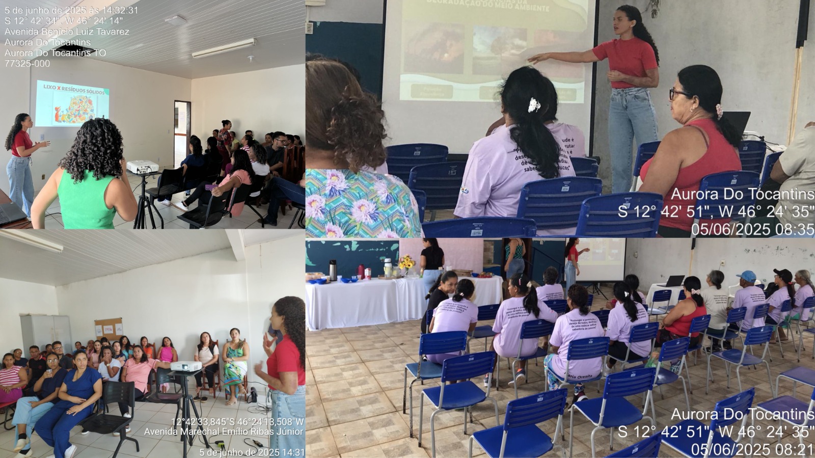 Aurora do Tocantins promove ações educativas sobre preservação ambiental e descarte consciente