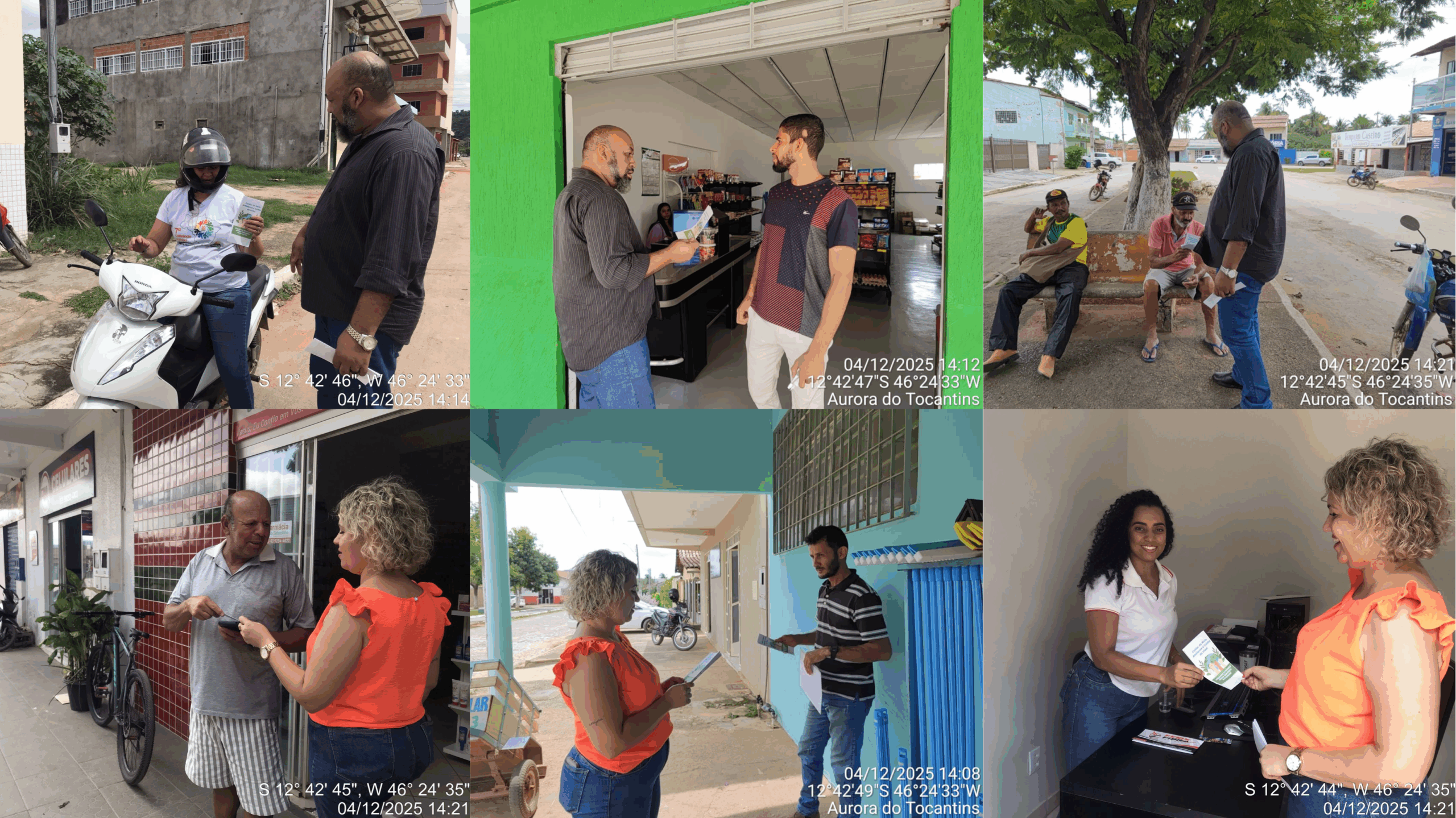 Aurora do Tocantins realiza Mobilização de Sensibilização Educativa com distribuição de material sobre preservação ambiental
